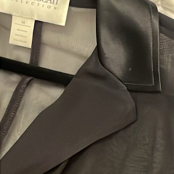 Elegant Black Sheer duster, Hugo biscotti designer - Picture 12 of 13